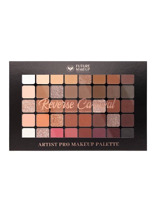 Future Makeup Reverse Carnival 40 Color Eyeshadow Pro Palette - Image 3